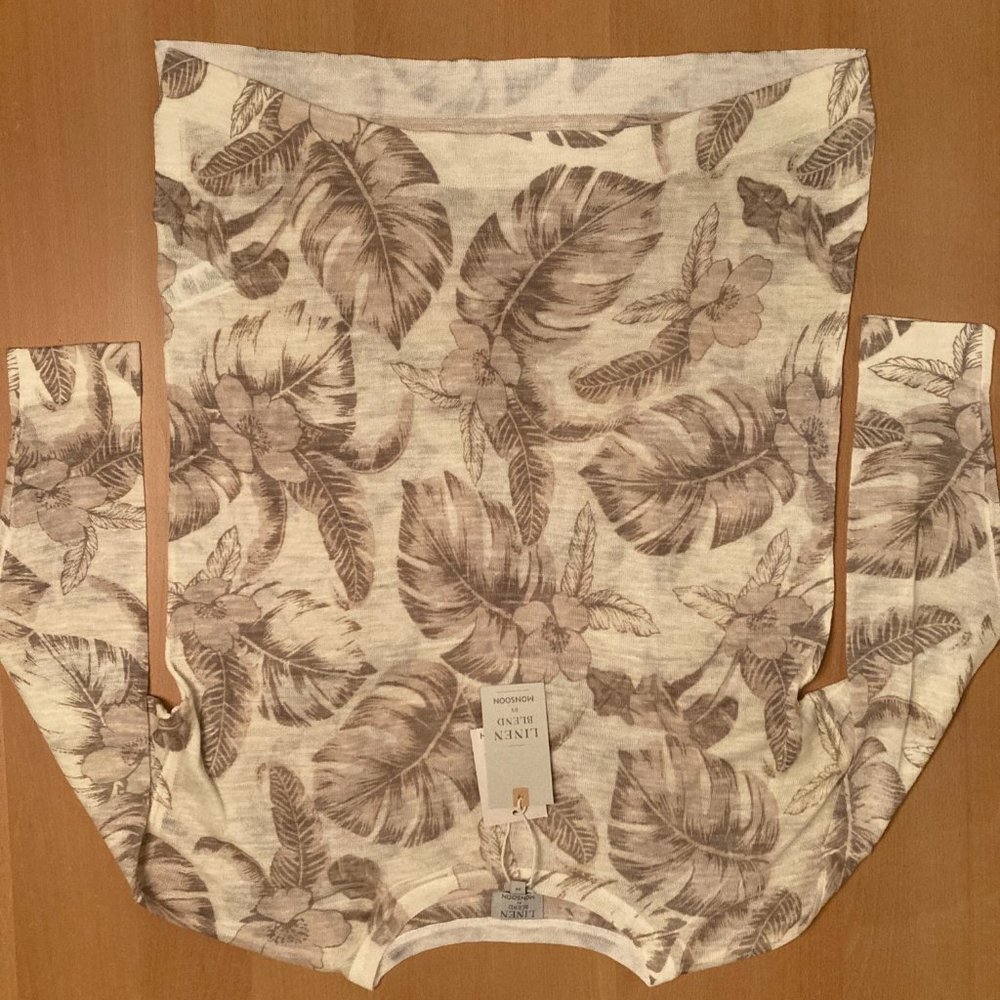 Monsoon shirt 3/4 length sleeve